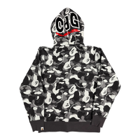 BAPE x CDG Shark Full Zip Up Hoodie