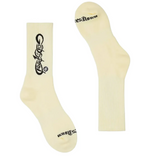Godspeed New Age Logo Socks-Bone