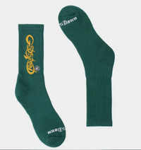 Godspeed New Age Logo Socks-Green