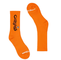 Godspeed New Age Logo Socks-Orange