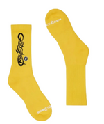 Godspeed New Age Logo Socks-Yellow