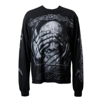 Hellstar No Evil Longsleeve T-Shirt Front Graphic