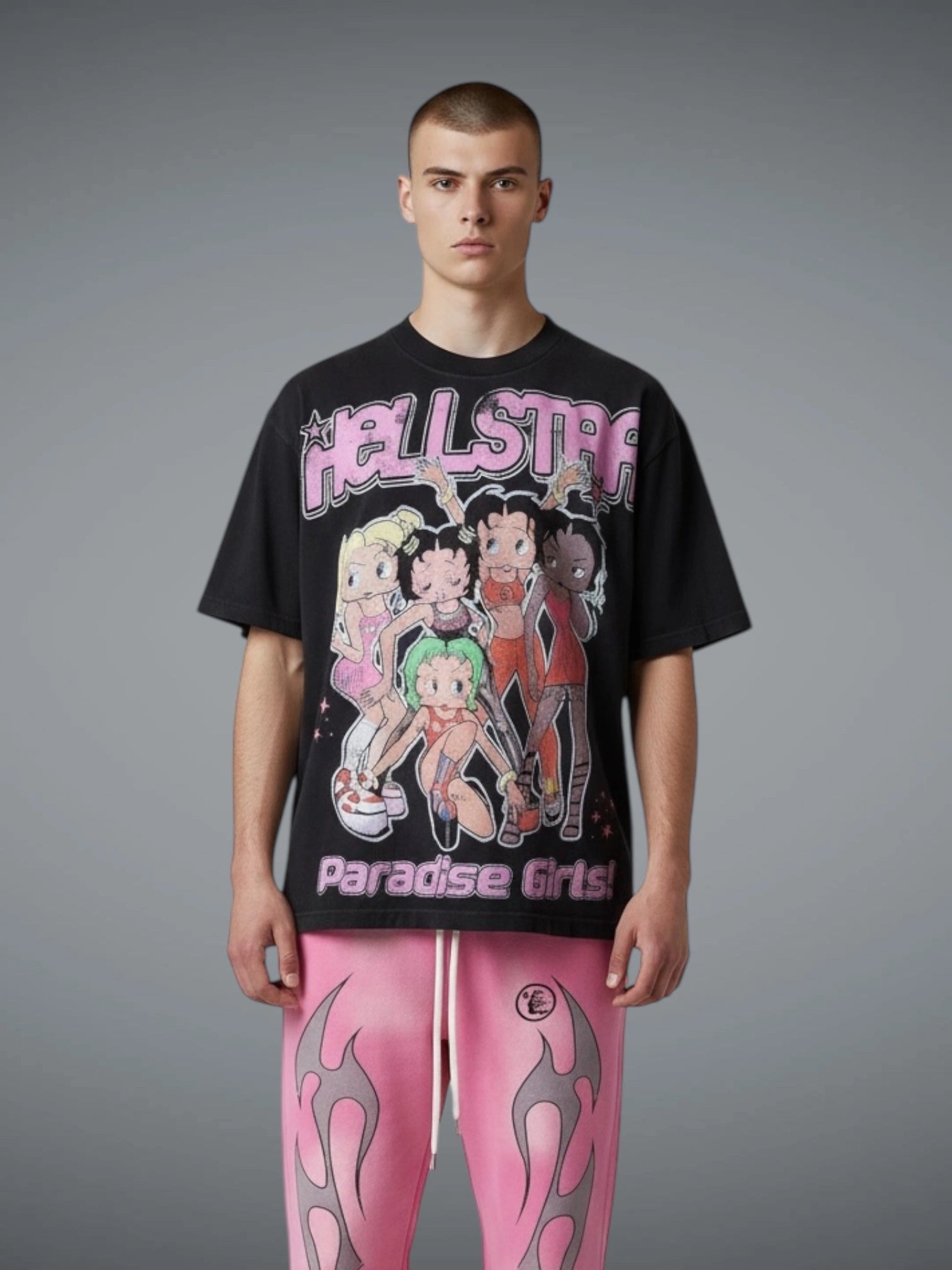 Hellstar Paradise Girls T-Shirt Front Graphic