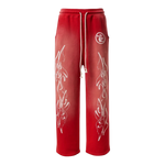 Hellstar Red Racer Sweatpants Front Graphic