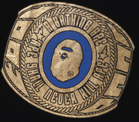 BAPE FOIL BAPE COLLEGE RING TEE - Court Side Gear & More