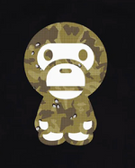 BAPE BITMAP BIG BABY MILO TEE - Court Side Gear & More
