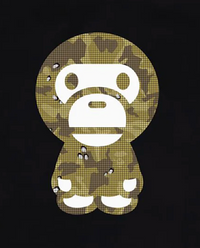 BAPE BITMAP BIG BABY MILO TEE - Court Side Gear & More