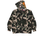 BAPE MAP CAMO SHARK FULL ZIP HOODIE - Court Side Gear & More