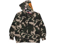BAPE MAP CAMO SHARK FULL ZIP HOODIE - Court Side Gear & More