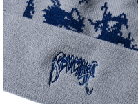 REVENGE X DISTORTION BEANIE GREY/BLUE - Court Side Gear & More