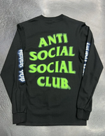 Anti Social Social Club Reaper L/S Glow in Dark Tee