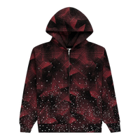 Sp5der Star Plaid Full Zip Hoodie Sp5der 