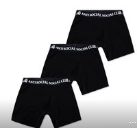 Anti Social Social Club Jacquard Logo Boxer Briefs 3-Pack