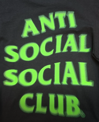 Anti Social Social Club Reaper L/S Glow in Dark Tee