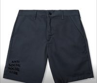 Anti Social Social Club Mind Games Work Shorts