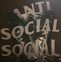 Anti Social Social Club  Panther Tee 