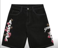 Anti Social Social Club x WWE Stone Cold Embroidered Short