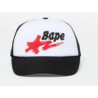 Bape STA CAP/HAT Black Red - Court Side Gear & More