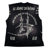 HELLSTAR GOTHIC SLEEVELESS T-SHIRT