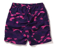 BAPE Color Camo Shark Beach Shorts