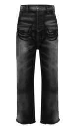 Hellstar Raw Edge Airbrushed Jeans
