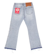 Godspeed OG Logo Flared Denim Stitched Jean