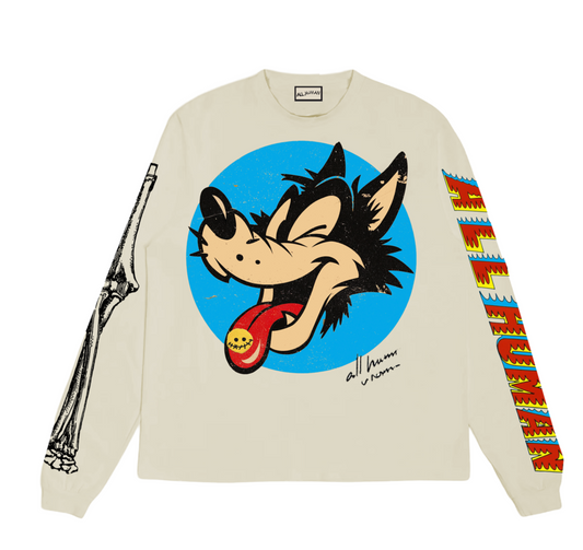 ALL HUMAN ROLL IN PEACE L/S T-SHIRT