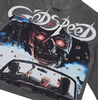 Godspeed Drive Hoodie Grey Wash