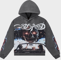 Godspeed Drive Hoodie Grey Wash