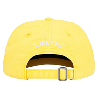 Supreme Washed Canvas S Logo 6-Panel Hat
