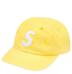 Supreme Washed Canvas S Logo 6-Panel Hat