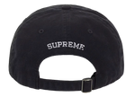 Supreme Washed Canvas S Logo 6-Panel Hat