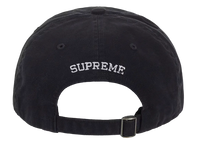 Supreme Washed Canvas S Logo 6-Panel Hat