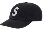Supreme Washed Canvas S Logo 6-Panel Hat