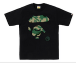 BAPE Woodland Camo Ape Face Tee