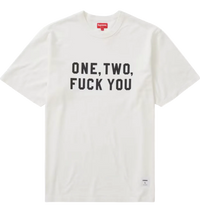 Supreme One Two Fuck You Tee