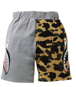 BAPE ABC Camo Side Shark Sweat Shorts - Court Side Gear & More