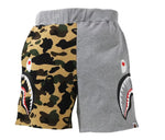 BAPE ABC Camo Side Shark Sweat Shorts - Court Side Gear & More