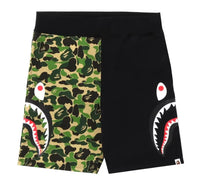 BAPE ABC Camo Side Shark Sweat Shorts - Court Side Gear & More