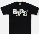 BAPE A Bathing Ape Neon Camo 8bit Logo Tee (Premium) - Court Side Gear & More
