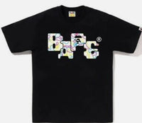 BAPE A Bathing Ape Neon Camo 8bit Logo Tee (Premium) - Court Side Gear & More