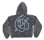 Godspeed Drive Hoodie Grey Wash