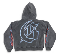 Godspeed Drive Hoodie Grey Wash
