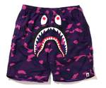 BAPE Color Camo Shark Beach Shorts