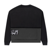 SP5DER DIFFUSED COLLEGIATE CREWNECK