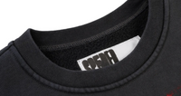 SP5DER DIFFUSED COLLEGIATE CREWNECK