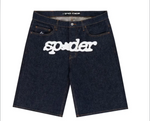 Sp5der V3 Logo Denim Short