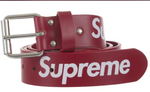 Supreme Repeat Leather Belt (FW25)
