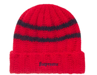 Supreme Brushed Stripe Beanie