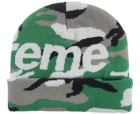 Supreme Camo Big Logo Beanie